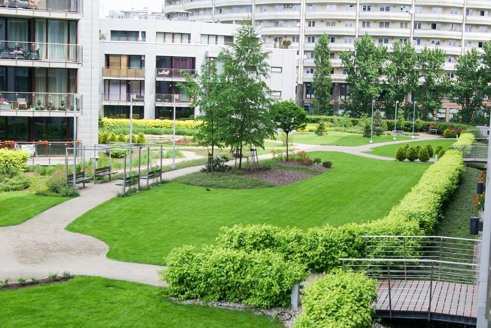 Apartamenty Triton Park Varsovia Exterior foto