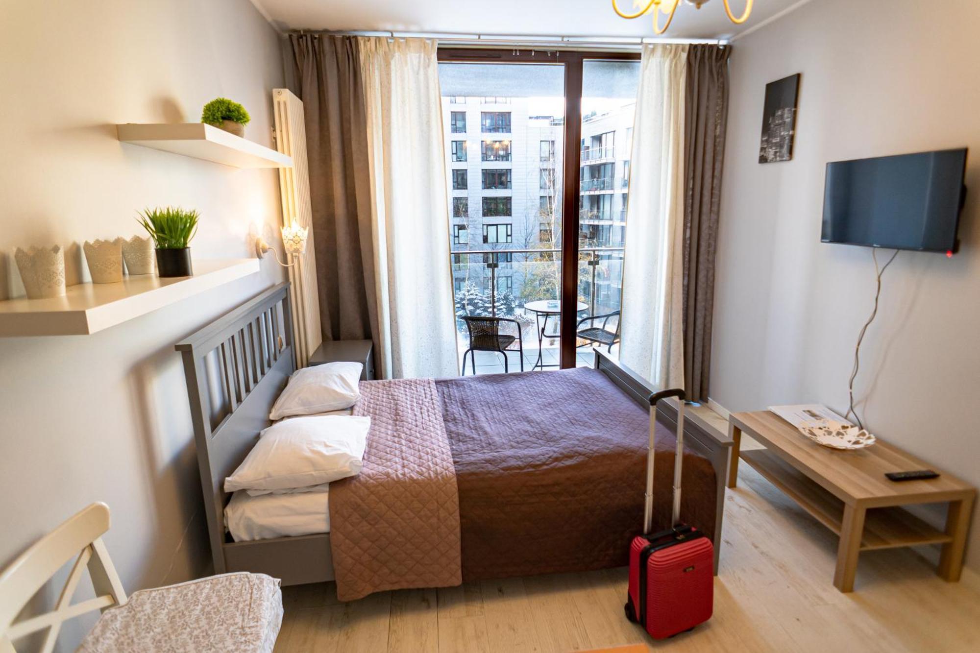 Apartamenty Triton Park Varsovia Habitación foto